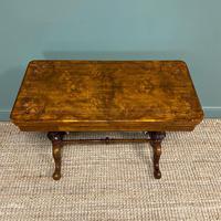 Quality Figured Walnut Victorian Antique Card Table / Games Table (9 of 9) Quality Figured Walnut Victorian Antique Card Table / Games Table (9 of 9)