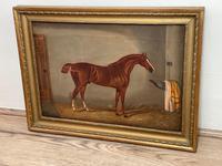 Victorian Oil Painting Chestnut Horse Portrait In Stable Signed Edwin Loder (12 of 42) Victorian Oil Painting Chestnut Horse Portrait In Stable Signed Edwin Loder (12 of 42)