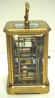 Good Antique French 8-day Carriage Clock Bevelled Case with Bell Alarm Feature (6 of 13) Good Antique French 8-day Carriage Clock Bevelled Case with Bell Alarm Feature (6 of 13)