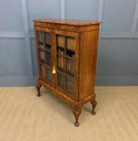 Burr Walnut 2 Door Glazed Bookcase (5 of 15) Burr Walnut 2 Door Glazed Bookcase (5 of 15)