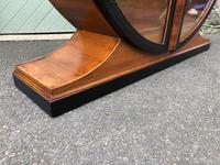 Art Deco Walnut & Ebonised Round Display Cabinet (5 of 11) Art Deco Walnut & Ebonised Round Display Cabinet (5 of 11)
