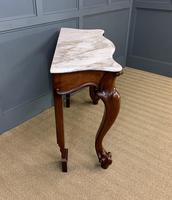Victorian Mahogany Marble Topped Console Table (3 of 11) Victorian Mahogany Marble Topped Console Table (3 of 11)