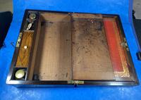 Rosewood William IV Writing Slope with Mother of Pearl Inlay (15 of 24) Rosewood William IV Writing Slope with Mother of Pearl Inlay (15 of 24)