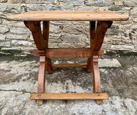 Antique Swedish Pine X-frame Trestle Table (15 of 21) Antique Swedish Pine X-frame Trestle Table (15 of 21)