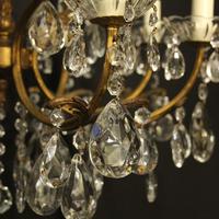 Italian Gilded 12 Light Double Tiered Antique Chandelier (9 of 10) Italian Gilded 12 Light Double Tiered Antique Chandelier (9 of 10)