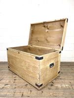 Antique Large Rustic Pine Trunk (9 of 10) Antique Large Rustic Pine Trunk (9 of 10)