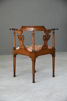 Antique Oak Corner Chair (11 of 12) Antique Oak Corner Chair (11 of 12)