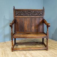 Carved Oak Bench (5 of 9) Carved Oak Bench (5 of 9)