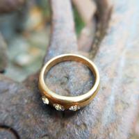 Victorian 18ct Gold Three Diamond Gypsy Ring, Antique Trilogy Ring (2 of 7) Victorian 18ct Gold Three Diamond Gypsy Ring, Antique Trilogy Ring (2 of 7)