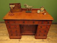 Victorian Antique Pedestal Desk, Hobbs & Co London (24 of 24) Victorian Antique Pedestal Desk, Hobbs & Co London (24 of 24)