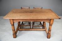 Country Antique Style Oak Refectory Kitchen Dining Table (5 of 12) Country Antique Style Oak Refectory Kitchen Dining Table (5 of 12)
