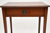 Antique Edwardian Inlaid Mahogany Side Table (7 of 9) Antique Edwardian Inlaid Mahogany Side Table (7 of 9)