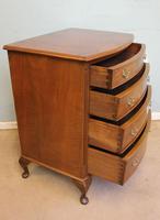 Small Burr Walnut Bow Front Chest Drawers (4 of 7) Small Burr Walnut Bow Front Chest Drawers (4 of 7)