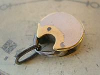 Antique Pocket Watch Chain Fob 1830s Georgian Silver Chrome Chunky Padlock Fob (6 of 6) Antique Pocket Watch Chain Fob 1830s Georgian Silver Chrome Chunky Padlock Fob (6 of 6)