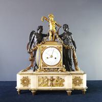 Louis VXI Marble & Bronze Mantel Clock c.1790 (12 of 14) Louis VXI Marble & Bronze Mantel Clock c.1790 (12 of 14)