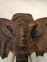 Arts & Crafts Carving of Elephants Head (3 of 5) Arts & Crafts Carving of Elephants Head (3 of 5)