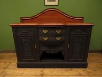 Art Nouveau Black Painted Sideboard, Gothic shabby chic (2 of 16) Art Nouveau Black Painted Sideboard, Gothic shabby chic (2 of 16)