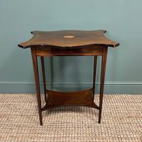 Elegant Inlaid Rosewood Antique Occasional Table (4 of 5) Elegant Inlaid Rosewood Antique Occasional Table (4 of 5)