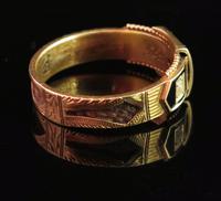Victorian Diamond Mourning Ring, 15ct Gold, Black Enamel and Pearl, Hairwork (4 of 13) Victorian Diamond Mourning Ring, 15ct Gold, Black Enamel and Pearl, Hairwork (4 of 13)