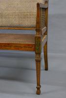 Fine 19th Century Satinwood Bergere Sofa (6 of 6) Fine 19th Century Satinwood Bergere Sofa (6 of 6)