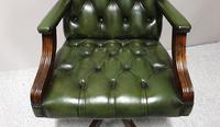 Good Green Leather Desk Chair (4 of 9) Good Green Leather Desk Chair (4 of 9)