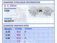 1.81ct Diamond & 18ct Yellow Gold Cluster Earrings - Antique c.1920 (8 of 9) 1.81ct Diamond & 18ct Yellow Gold Cluster Earrings - Antique c.1920 (8 of 9)