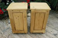 Exceptional Quality Pair of Old Stripped Pine Bedside Cabinets (9 of 9) Exceptional Quality Pair of Old Stripped Pine Bedside Cabinets (9 of 9)