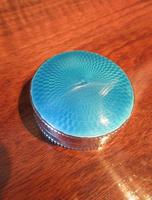 George V Silver & Turquoise Enamel Box (2 of 5) George V Silver & Turquoise Enamel Box (2 of 5)