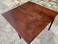 Antique Georgian Mahogany Fold Over Tea Table (21 of 27) Antique Georgian Mahogany Fold Over Tea Table (21 of 27)