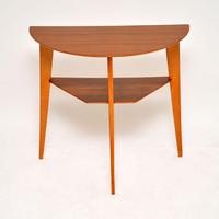 1960’s Vintage Walnut Console Table by H. Shaw (9 of 10) 1960’s Vintage Walnut Console Table by H. Shaw (9 of 10)