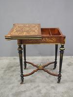 Louis XV Style French Marquetry Games / Side Table (14 of 15) Louis XV Style French Marquetry Games / Side Table (14 of 15)