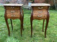 Pair of marquetry bedside tables (2 of 5) Pair of marquetry bedside tables (2 of 5)