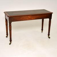 Antique Victorian Mahogany Leather Top Writing Table / Desk (8 of 10) Antique Victorian Mahogany Leather Top Writing Table / Desk (8 of 10)