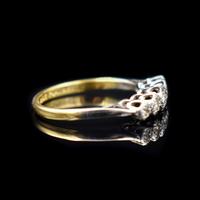 Antique Art Deco Diamond Five Stone 18ct 18k Yellow Gold and Platinum Ring (7 of 10) Antique Art Deco Diamond Five Stone 18ct 18k Yellow Gold and Platinum Ring (7 of 10)