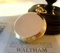 Antique Pocket Watch 1909 Waltham USA 7 Jewel 10ct Gold Filled Fwo (6 of 11) Antique Pocket Watch 1909 Waltham USA 7 Jewel 10ct Gold Filled Fwo (6 of 11)