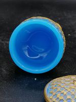 Palays Royale Box in Blue Opaline & Gold Brass Frame (5 of 5) Palays Royale Box in Blue Opaline & Gold Brass Frame (5 of 5)