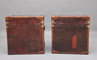 Pair of Early 20th Century Leather Bound & Painted ex Army Trunks (6 of 10) Pair of Early 20th Century Leather Bound & Painted ex Army Trunks (6 of 10)