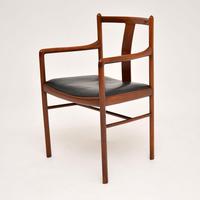 Danish Vintage Rosewood & Leather Armchair / Desk Chair (6 of 12) Danish Vintage Rosewood & Leather Armchair / Desk Chair (6 of 12)