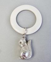 Silver "Squirrel" Rattle by W H Collins & Co, Birmingham 1969 (3 of 6) Silver "Squirrel" Rattle by W H Collins & Co, Birmingham 1969 (3 of 6)