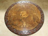 Antique 19th Century Mahogany & Burr Maple Marquetry Veneer Side Table (3 of 14) Antique 19th Century Mahogany & Burr Maple Marquetry Veneer Side Table (3 of 14)