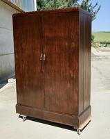 “compactom” Art Deco Gentlemans Walnut Wardrobe