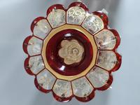 Magnificent Pair of Mid 19th Century Candle Lustres 'Possibly Baccarat' Gilded & Ruby Decoration (9 of 18) Magnificent Pair of Mid 19th Century Candle Lustres 'Possibly Baccarat' Gilded & Ruby Decoration (9 of 18)