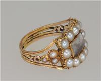 Georgian 15ct Gold Pearl Antique Memorial English Ring c.1800 (4 of 20) Georgian 15ct Gold Pearl Antique Memorial English Ring c.1800 (4 of 20)