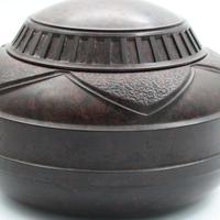 bakelite tobacco jar Art Deco Bakelite Tobacco Jar Screw Top in Brown