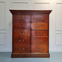 Large Antique Bank of Mahogany Drawers c.1880 (8 of 8) Large Antique Bank of Mahogany Drawers c.1880 (8 of 8)