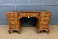 Burr Walnut Pedestal Desk by Maple and Co (2 of 18) Burr Walnut Pedestal Desk by Maple and Co (2 of 18)