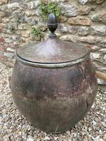Large Copper Lidded Log Bin (2 of 5) Large Copper Lidded Log Bin (2 of 5)