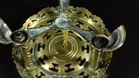 Antique Victorian Pierced Brass Trivet Kettle Stand (7 of 10) Antique Victorian Pierced Brass Trivet Kettle Stand (7 of 10)