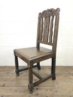 19th Century Antique Gothic Carved Oak Chair (6 of 8) 19th Century Antique Gothic Carved Oak Chair (6 of 8)
