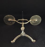 Arts & Crafts Brass Adjustable Students Two Branch Candelabra (3 of 4) Arts & Crafts Brass Adjustable Students Two Branch Candelabra (3 of 4)